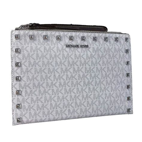 michael kors jet set xl zip clutch